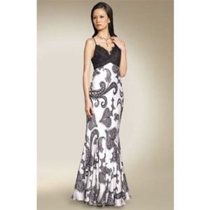 Mary L Couture Bias Cut Evening Gown